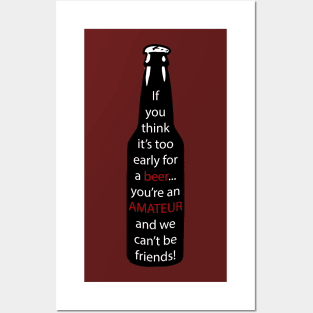 A message in the beer Posters and Art